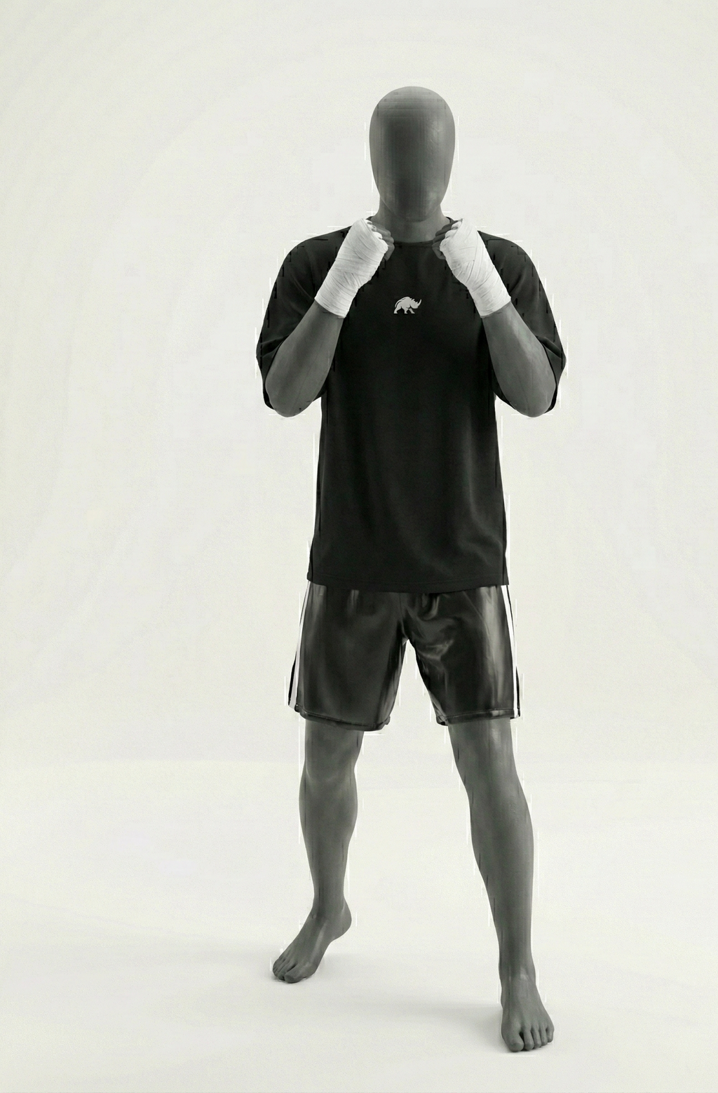 Camiseta Oversize Negra - WARNING