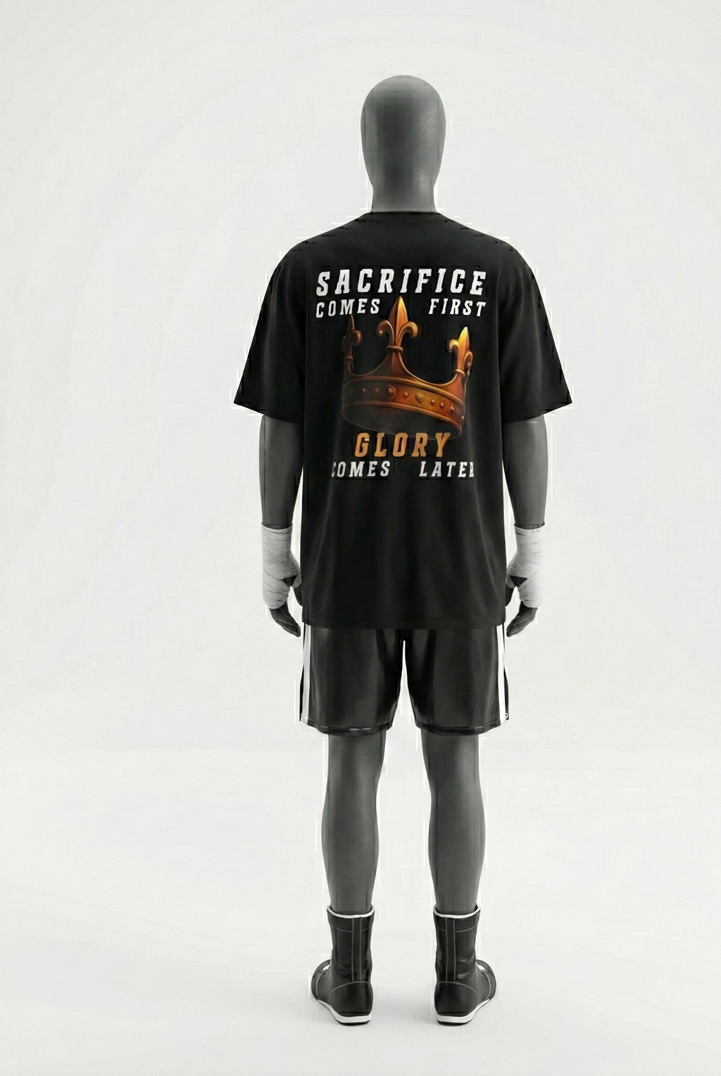 Camiseta Oversize Negra - SACRIFICE