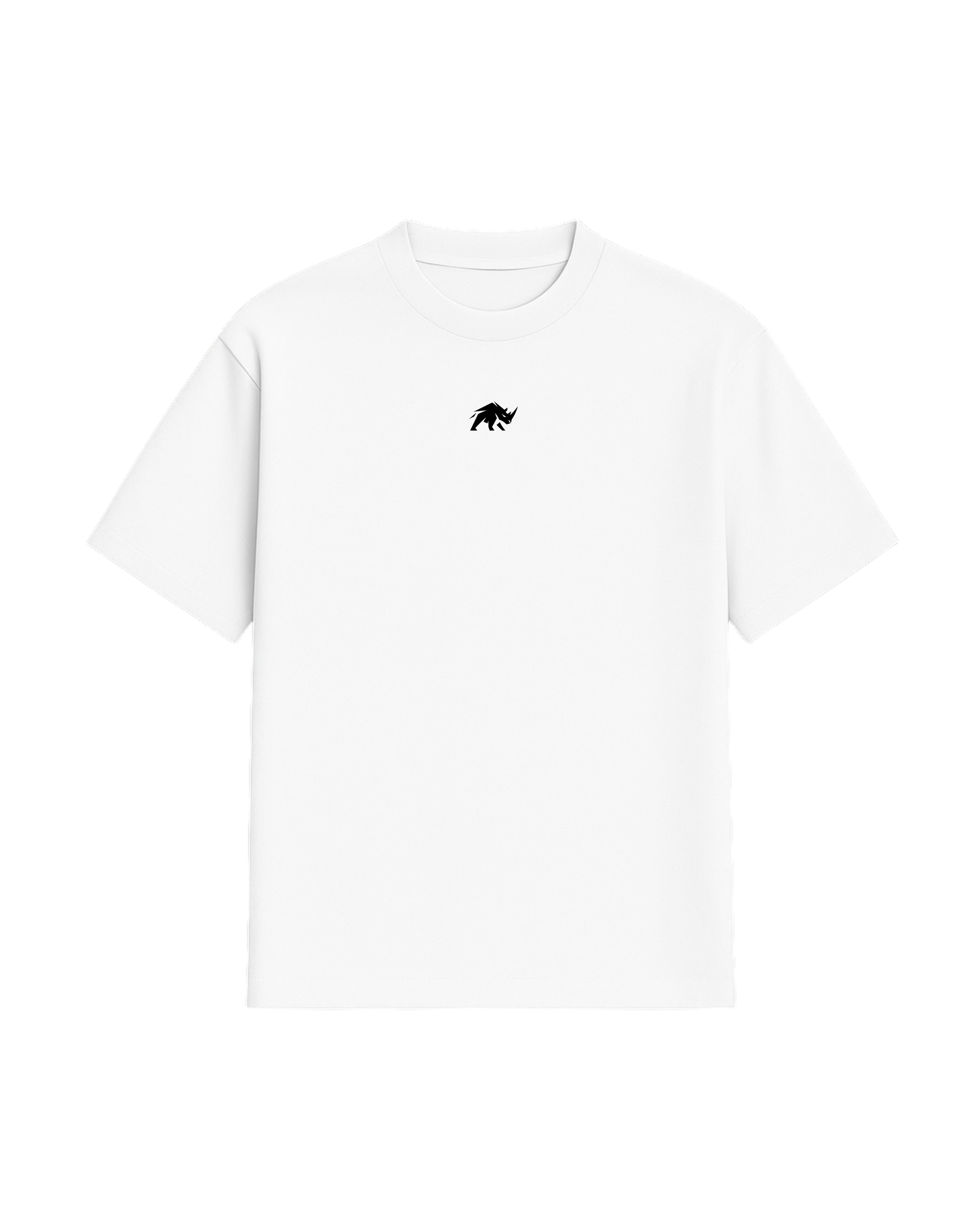 Camiseta Oversize Blanca - WARNING