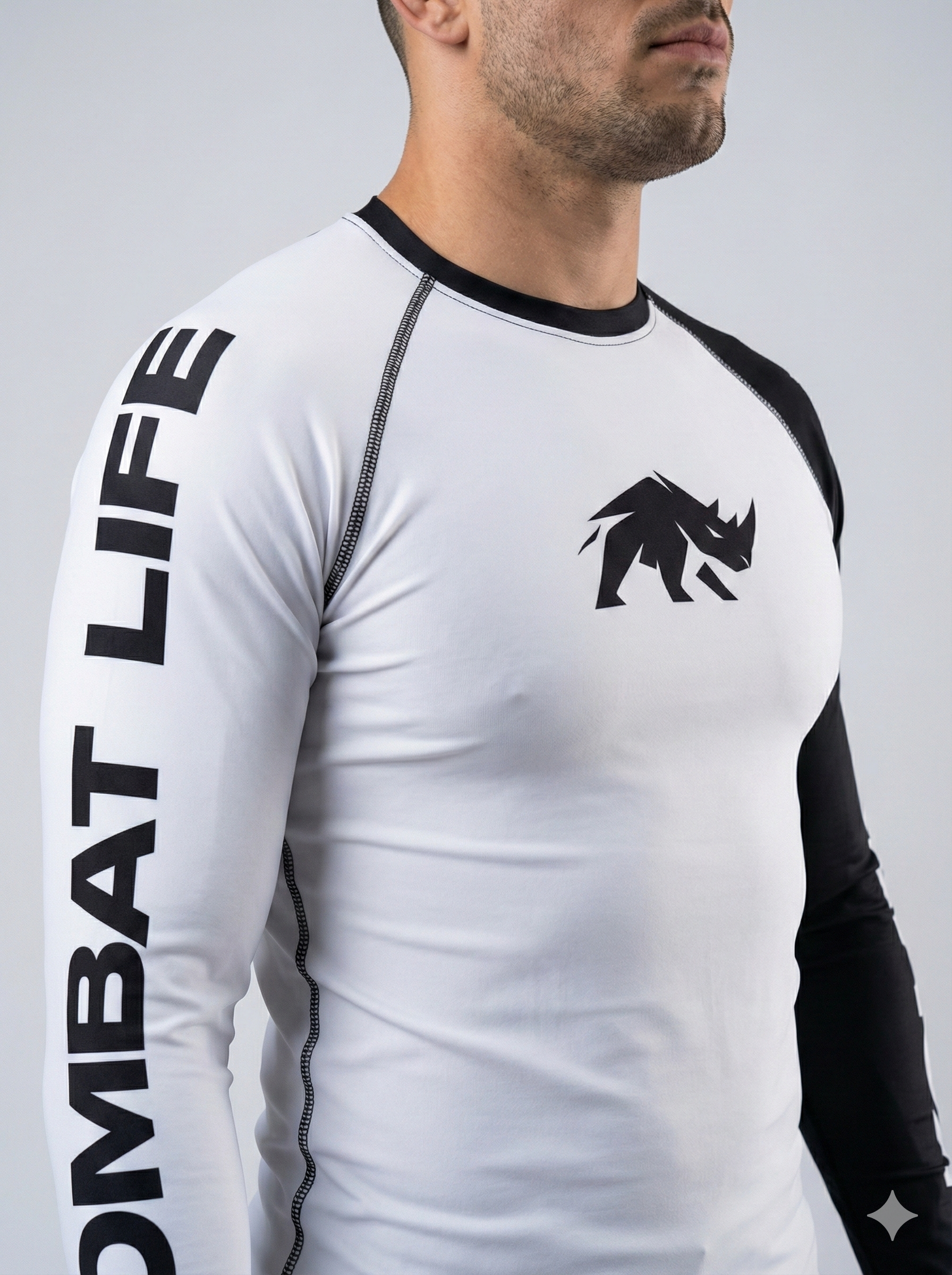 Rashguard Manga Larga Kombat Life - Official