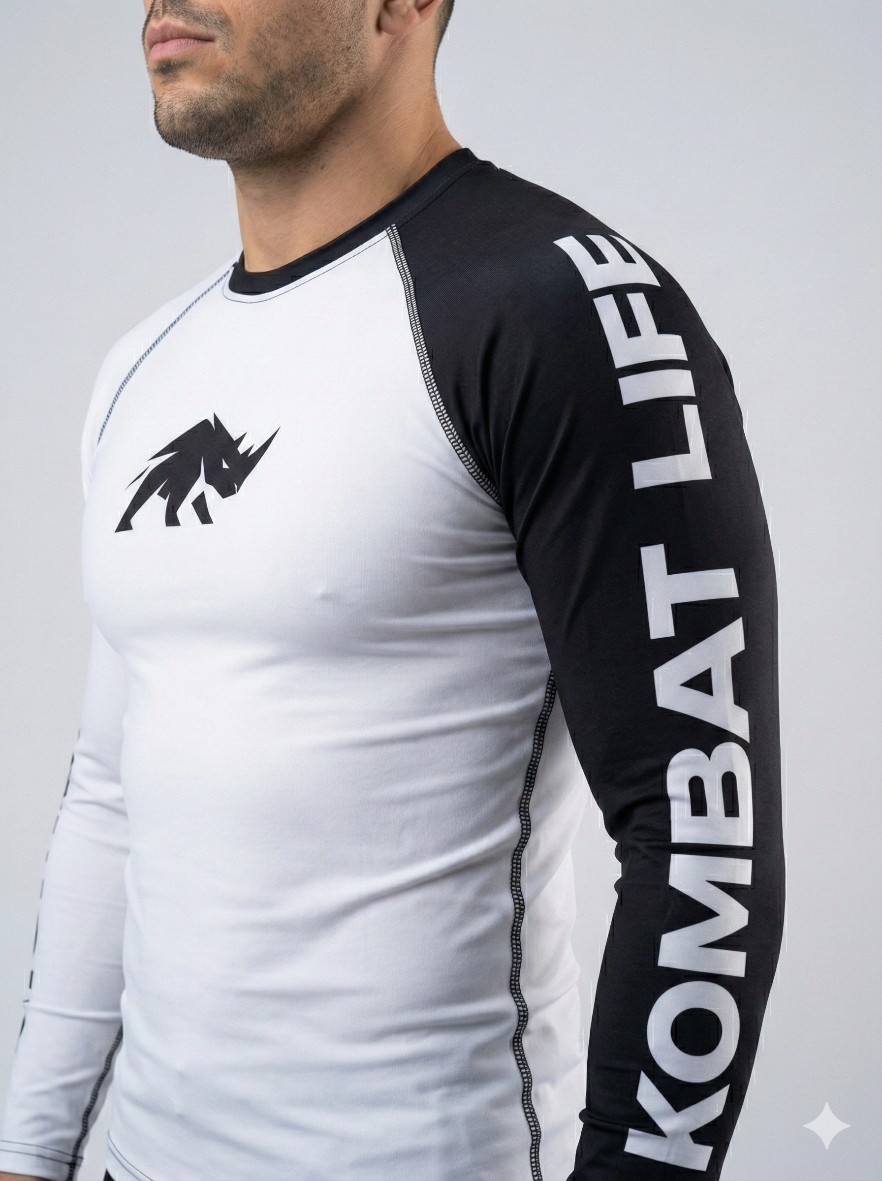 Rashguard Manga Larga Kombat Life - Official